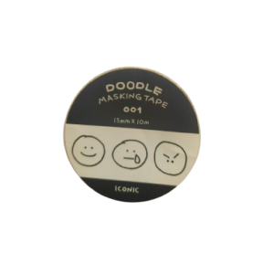 Washi Tape Iconic- Doodle Faces